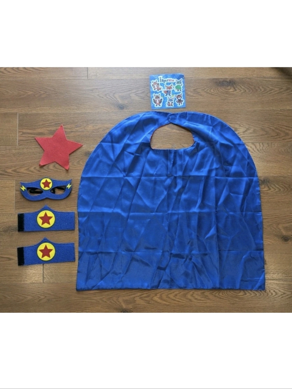 Superhero 5 Piece Unisex Set Blue Red Yellow Kids NIB